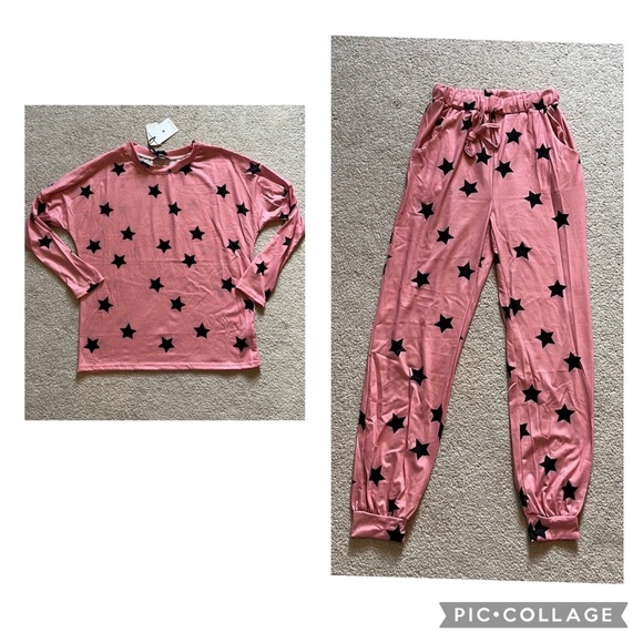 STELLAH 2 Piece Pajama Set size small - Picture 3 of 10